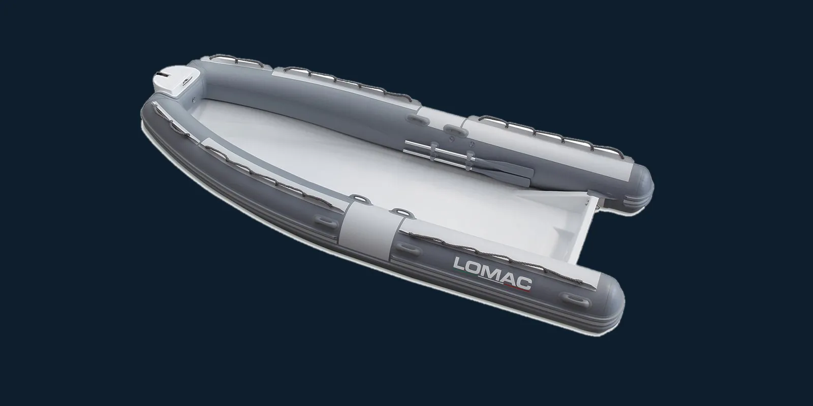 Lomac Club 540 — gumenjak 5,35 m, studijski prikaz plovila