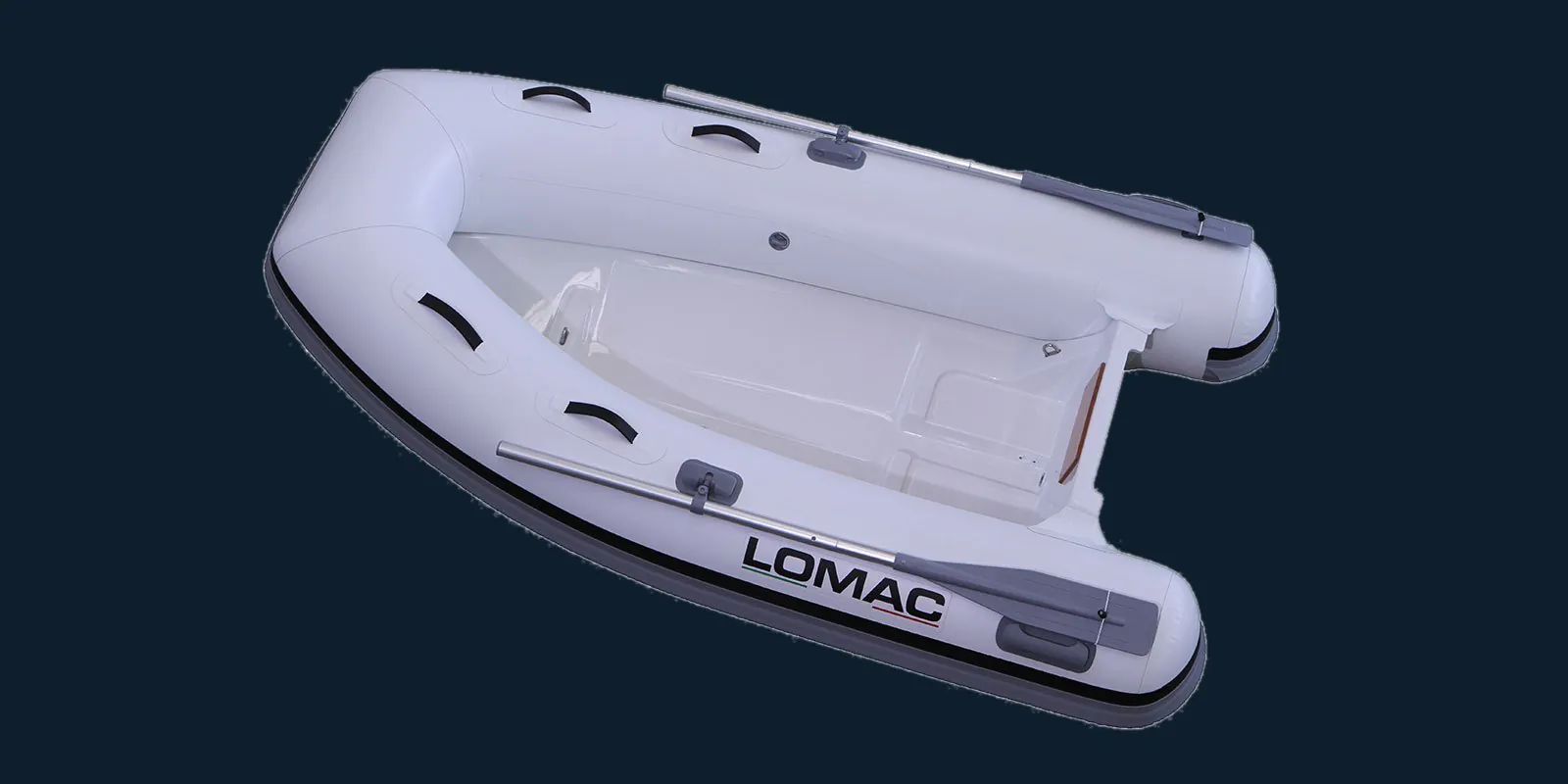 Lomac Tender 245 — gumenjak 2,5 m, studijski prikaz tendera