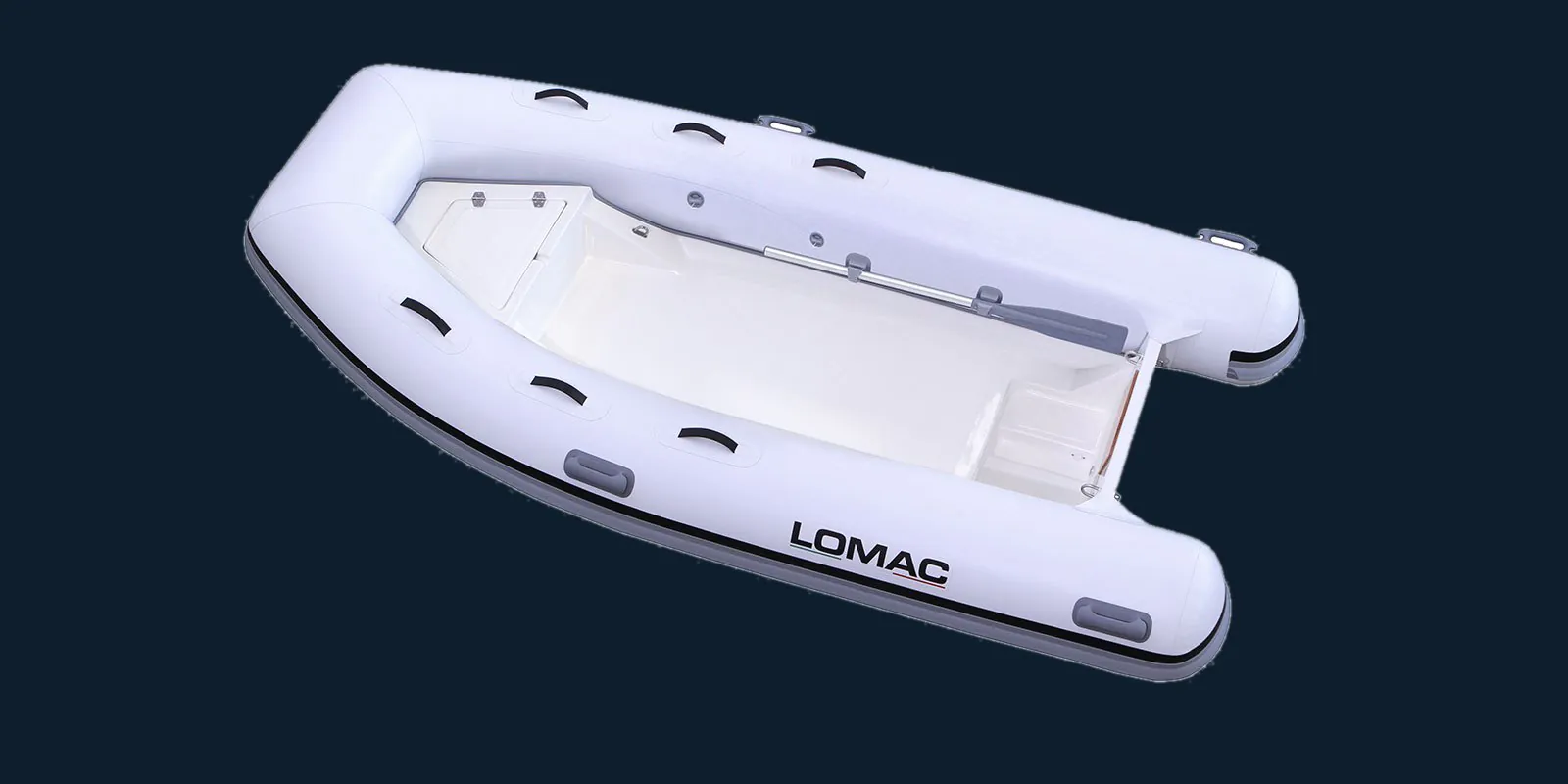 Lomac Tender 350 — gumenjak 3,57 m, studijski prikaz tendera